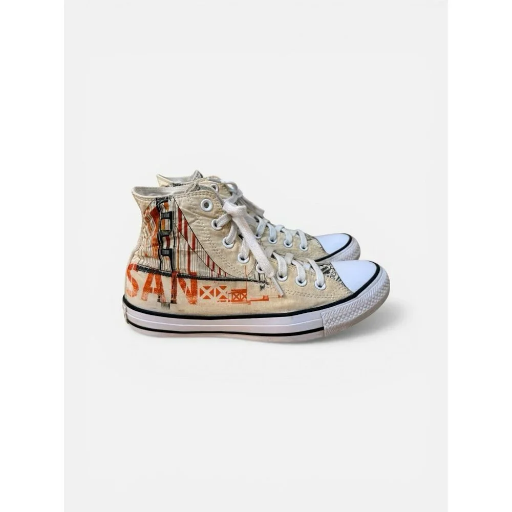 Converse Unisex Chuck Taylor All Star San Francisco Golden Gate Sneakers M7 W9 - Picture 1 of 14